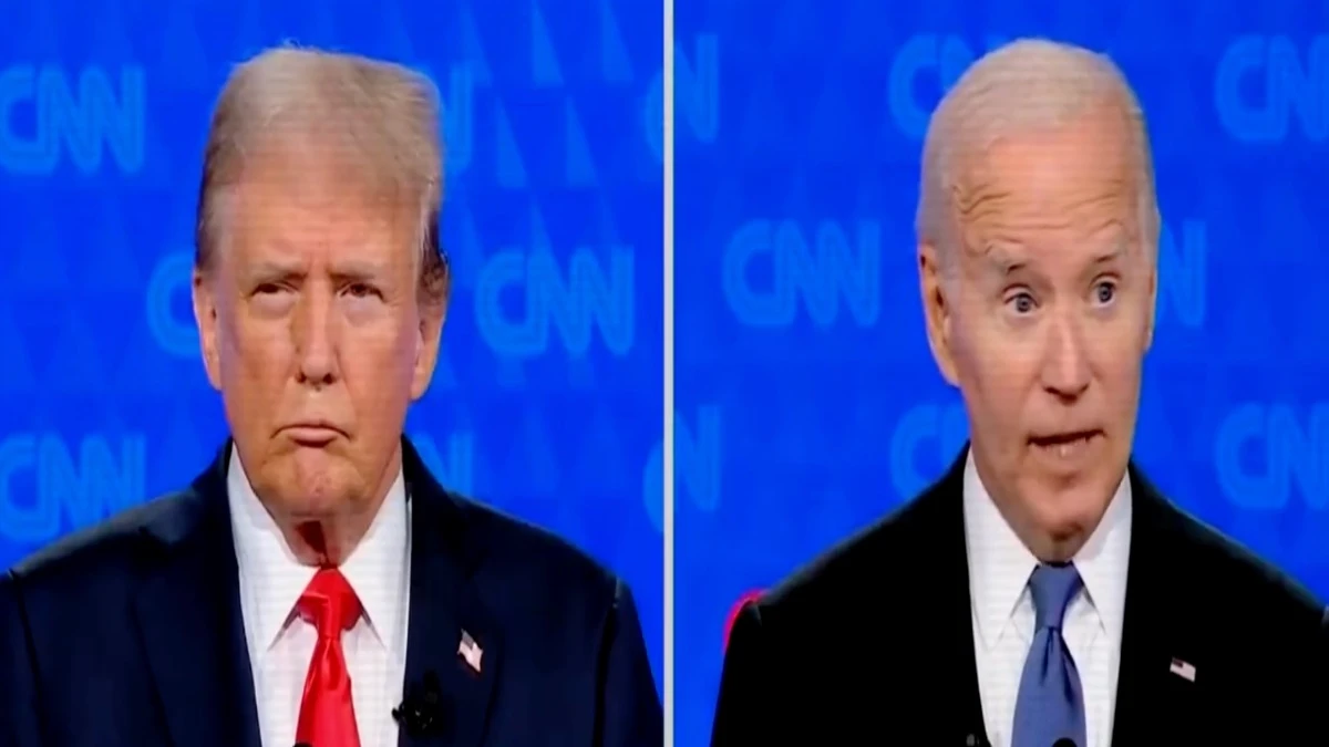 Trump se burla de Biden tras desempeño en debate en EU