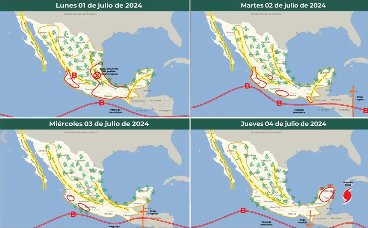 Depresión tropical “Tres” provocará lluvias intensas en Puebla: Protección Civil