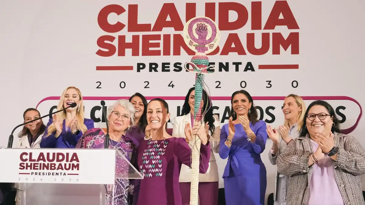 Claudia Sheinbaum: "Mexicanas nunca volverán a estar solas"