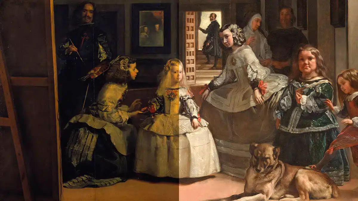 Así fue la restauración de Las Meninas