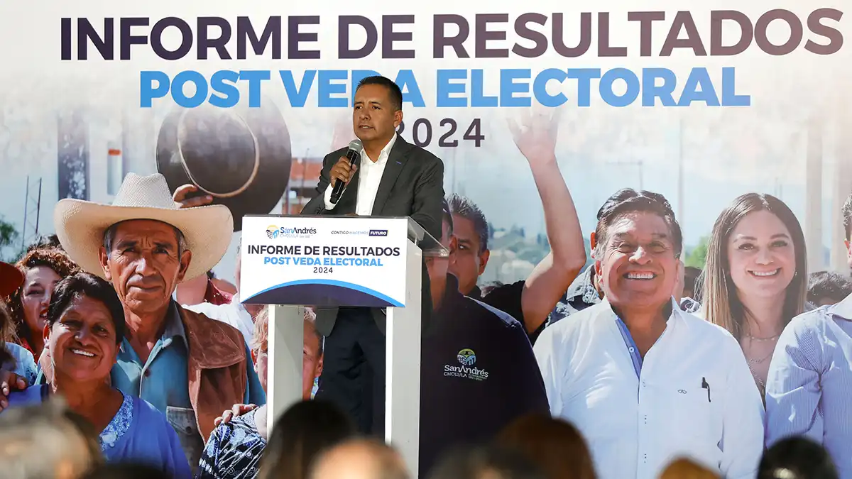 "No me metí en las elecciones": alcalde de San Andrés Cholula
