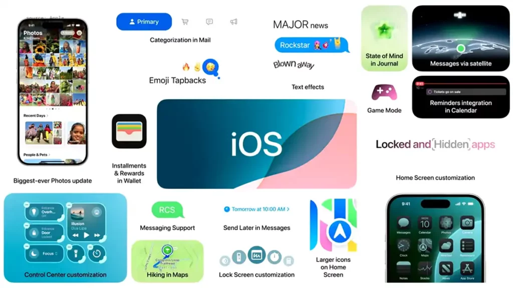 Estas son las novedades de iOS 18