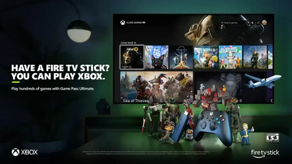 Microsoft anuncia que Xbox Game Pass Ultimate estará disponible en dispositivos Amazon Fire TV