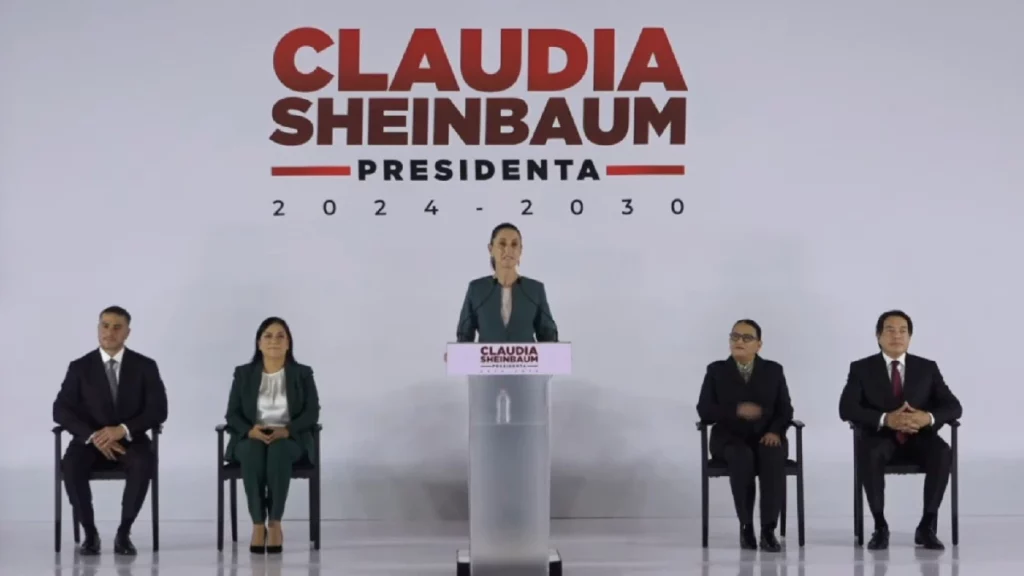 Rodríguez, Harfuch, Montiel y Delgado, al gabinete de Claudia Sheinbaum