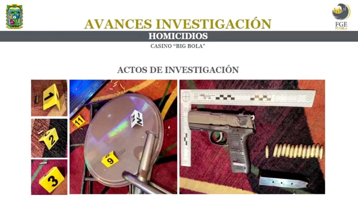 Fiscalía confirma ejecución en casino de Angelópolis y "levantón" de una mujer
