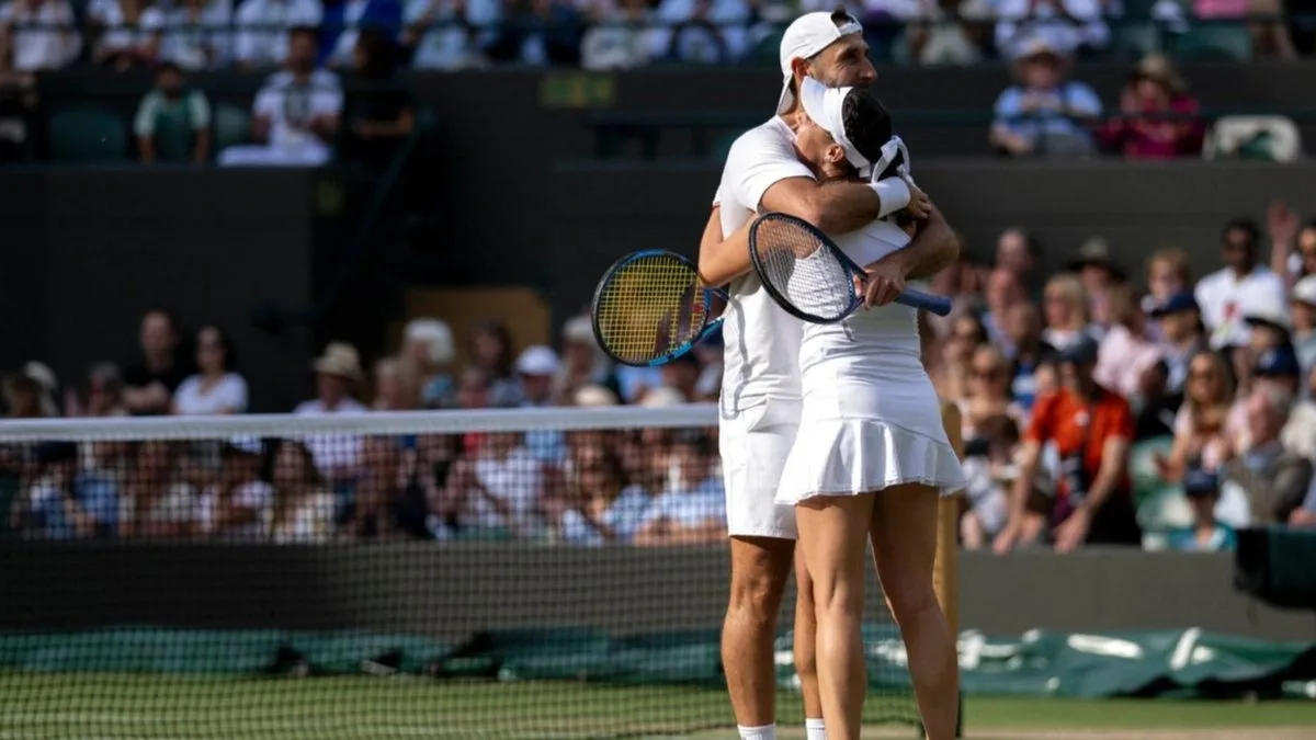 Mexicanos caen en la final de dobles mixtos en Wimbledon