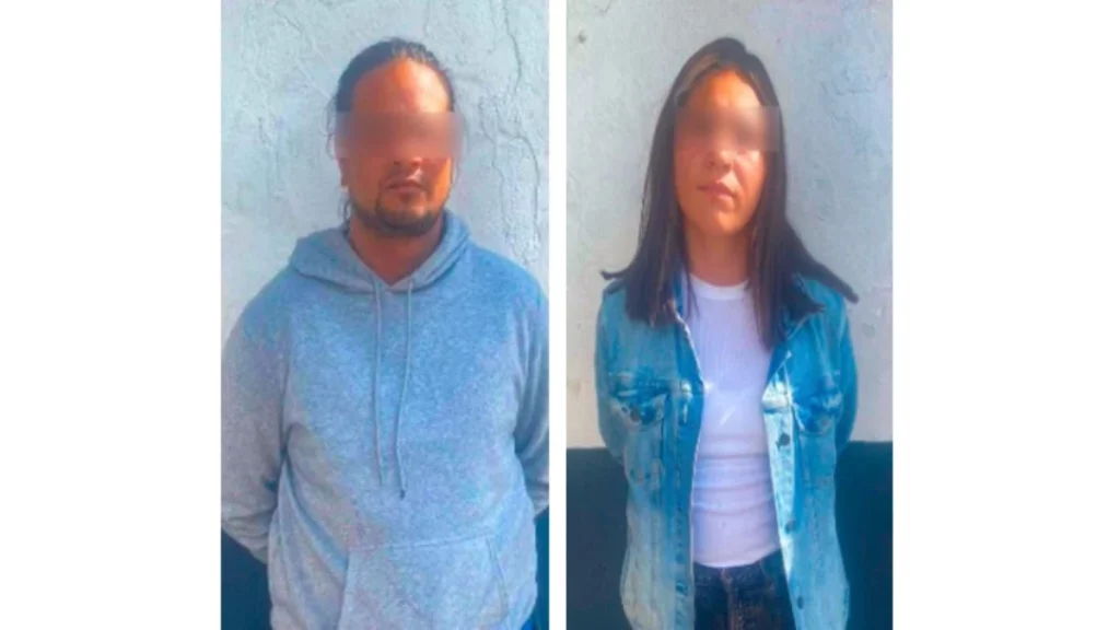 Pareja de colombianos es detenida por robo en Puebla capital