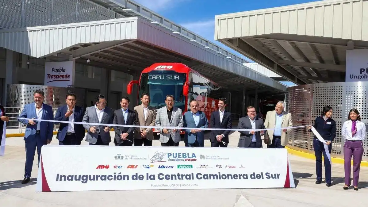 Así fue la inauguración de la Central Camionera del Sur en Puebla