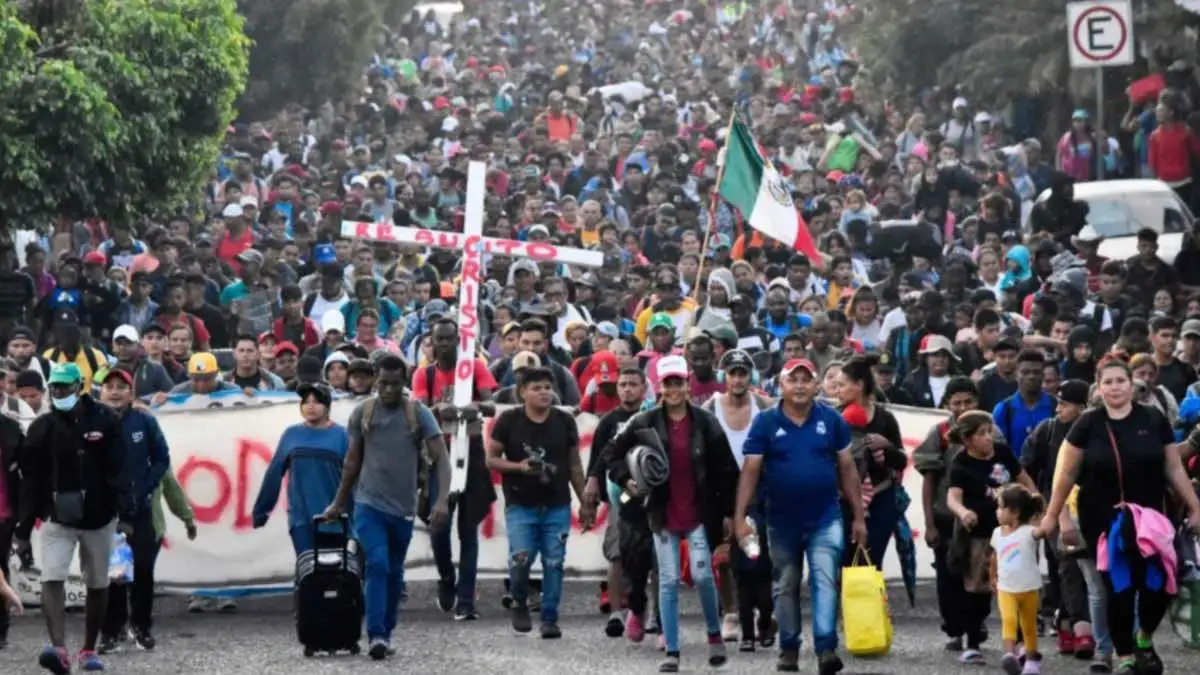 Tres mil migrantes salieron de Chiapas para intentar cruzar la frontera de EU