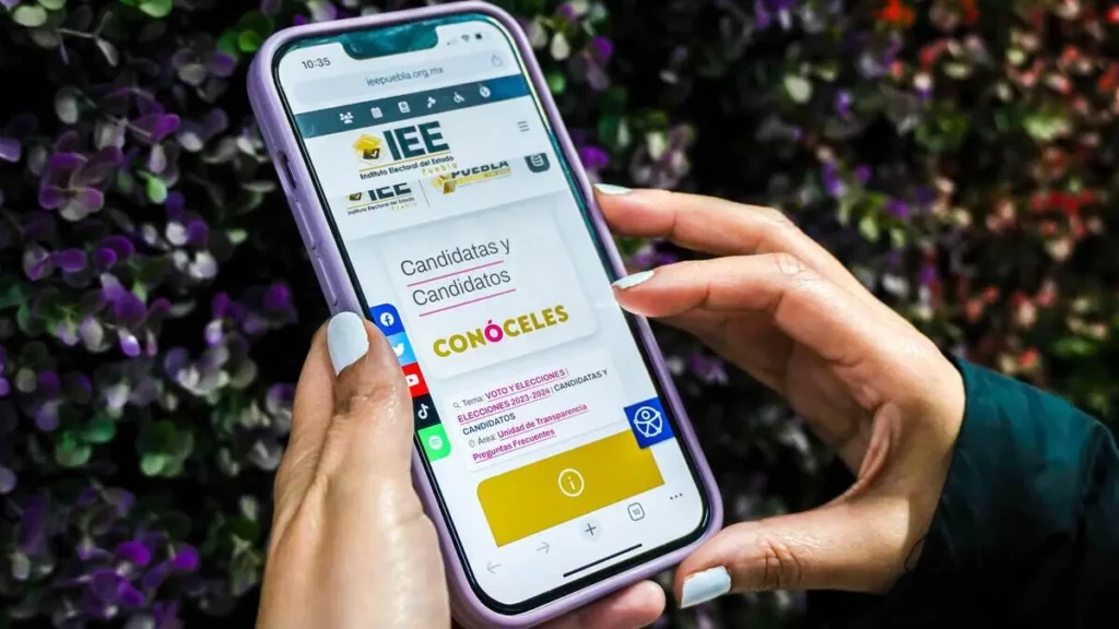 Sistema "Conóceles" del IEE Puebla registra más de 137 mil visitas