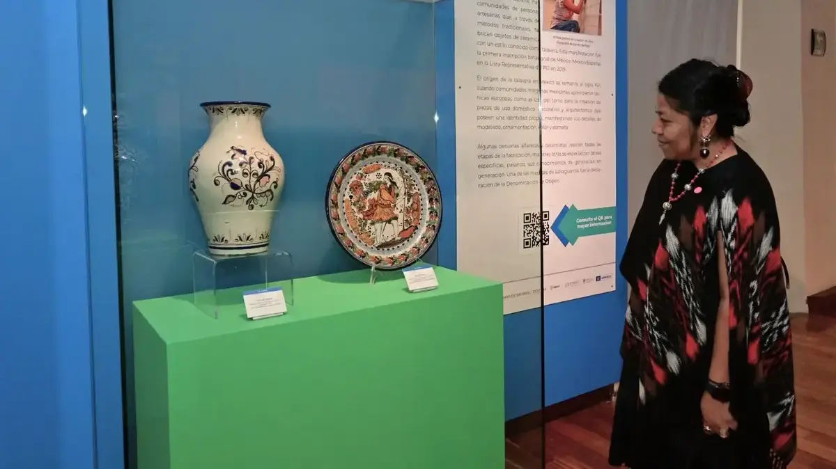 Talavera de Puebla, presente en expo del patrimonio cultural inmaterial de México