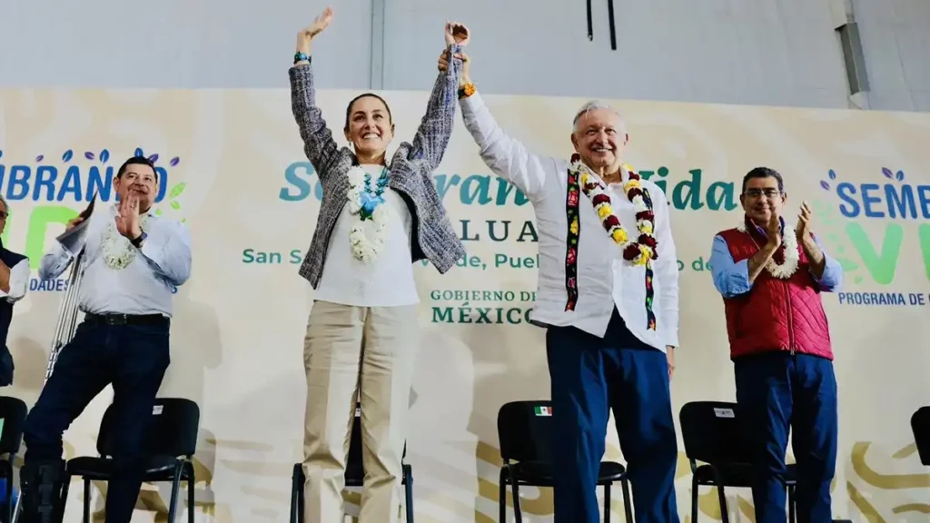 AMLO-SHEINBAUM-SERGIO SALOMÓN-ARMENTA: TRANSICIÓN DE TERCIOPELO