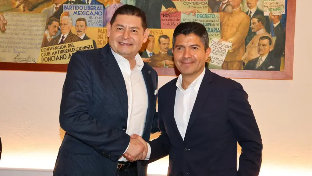 Alejandro Armenta se reunió con Eduardo Rivera