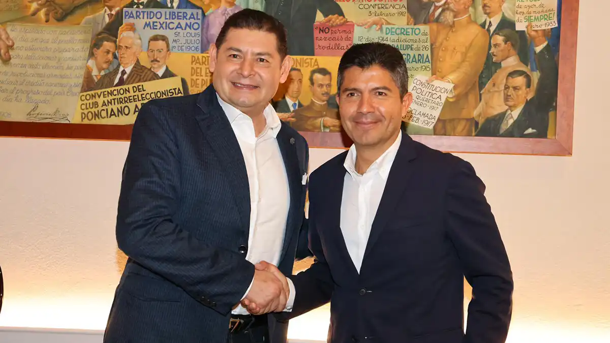 Alejandro Armenta se reunió con Eduardo Rivera