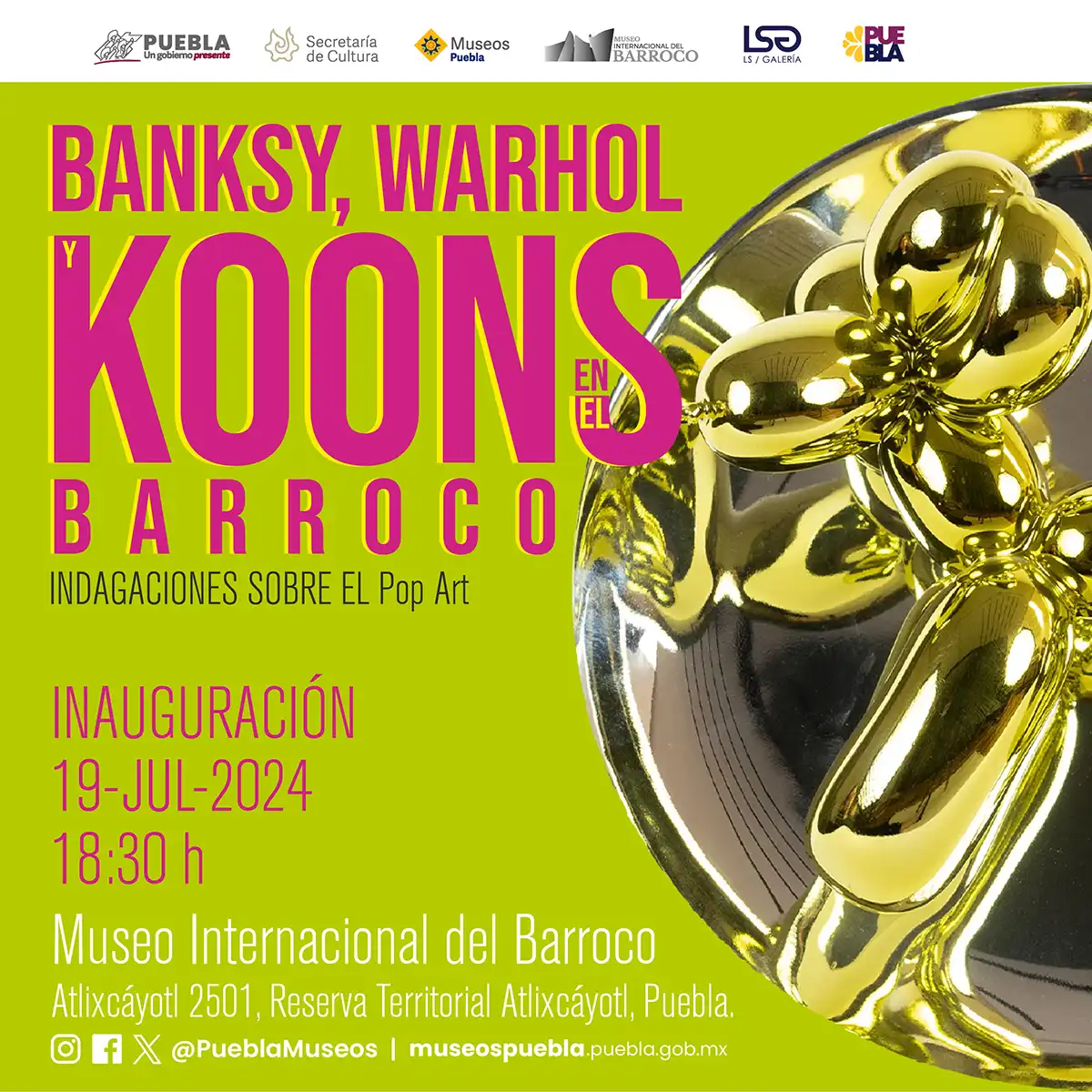 Banksy, Warhol, Koons… en el Museo Barroco de Puebla