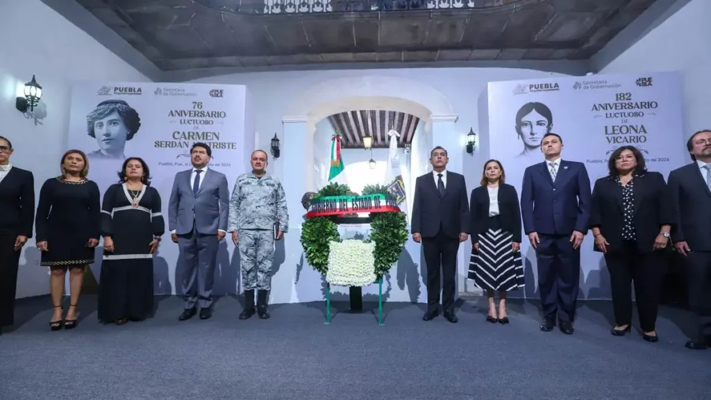 Conmemoran aniversarios luctuosos de Carmen Serdán y Leona Vicario