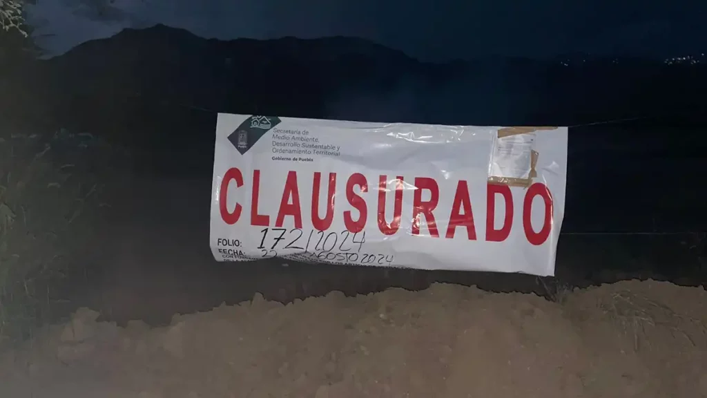 Clausuran tiradero de basura en San Sebastián Zinacatepec