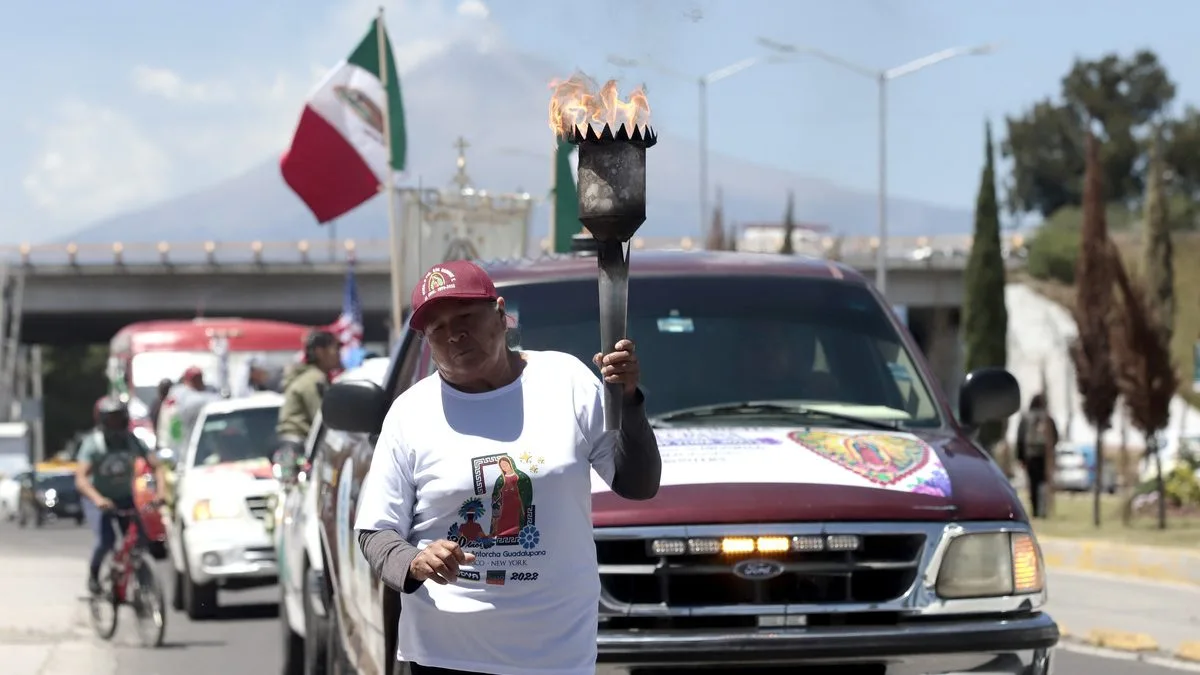 Antorcha Guadalupana 2024: Este será su recorrido por Puebla