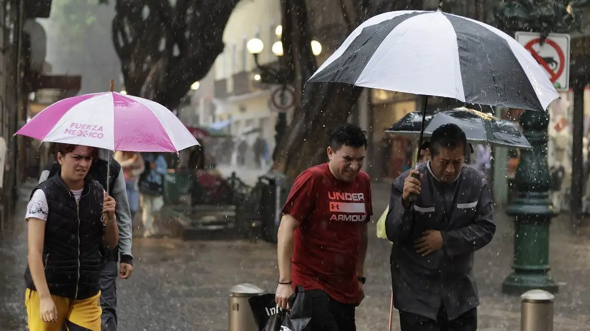 Lluvias ligeras y moderadas se presentaron en 12 municipios de Puebla