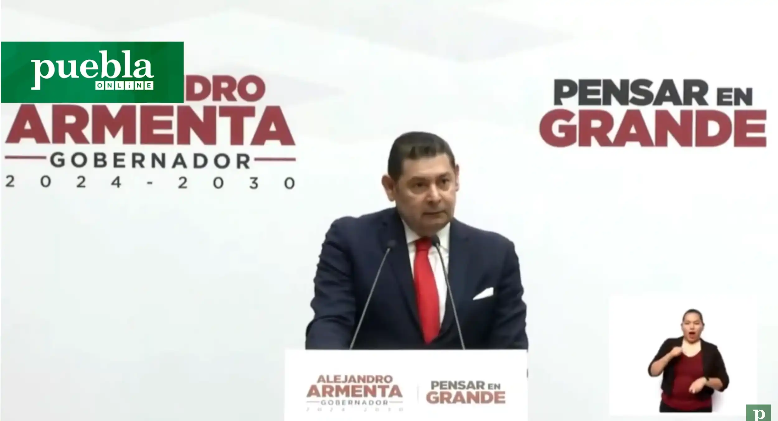 Alejandro Armenta revela a sus primeros integrantes de gabinete