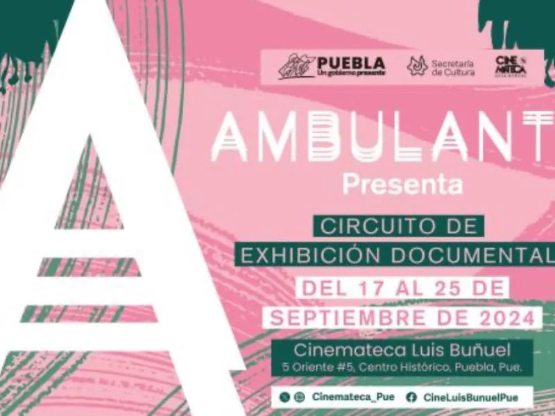 Conoce la cartelera del ciclo “Ambulante” de cine en Puebla