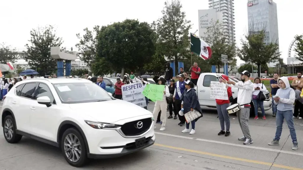 Opositores a la Reforma Judicial cerraron la Vía Atlixcáyotl