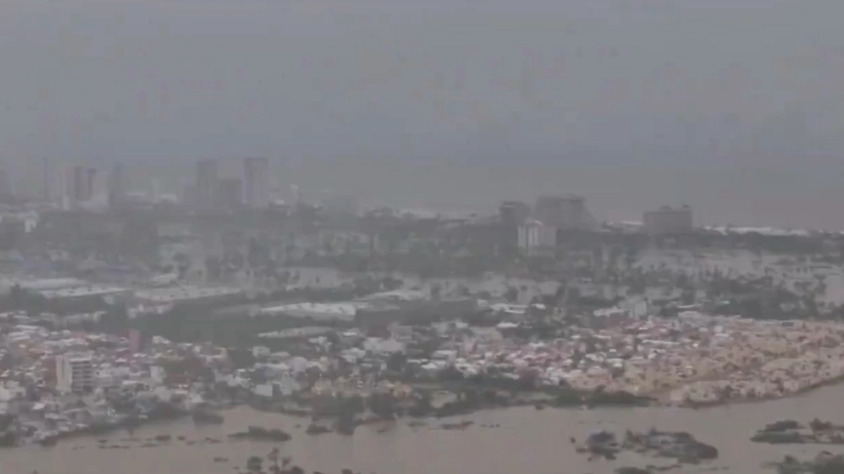 Así luce la Zona Diamante de Acapulco tras el paso del huracán John