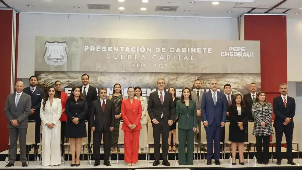 Este es el gabinete que acompañará a Pepe Chedraui en el ayuntamiento de Puebla