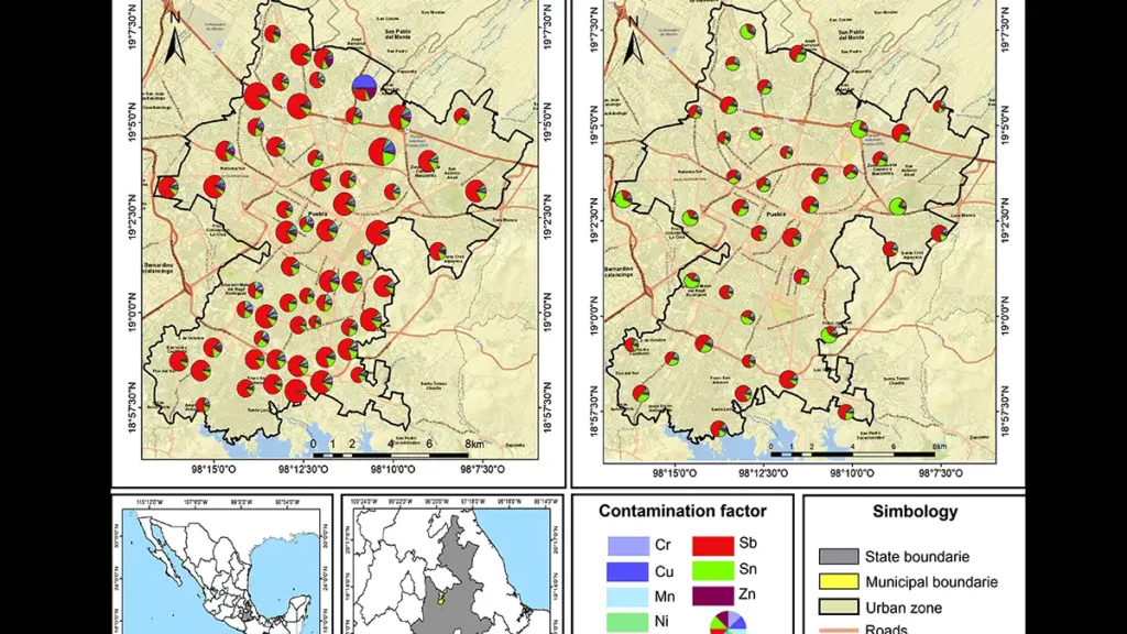Metales pesados en polvo de calles de Puebla, detectan investigadores de la BUAP