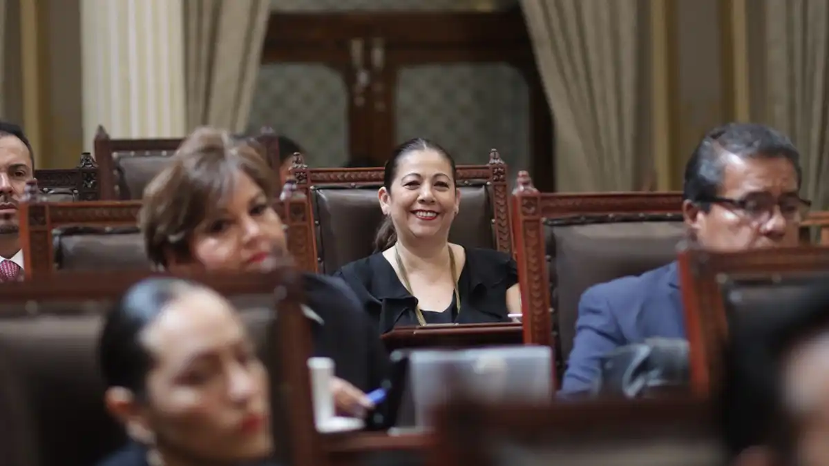 Laura Artemisa García, presidenta del Congreso del estado de Puebla