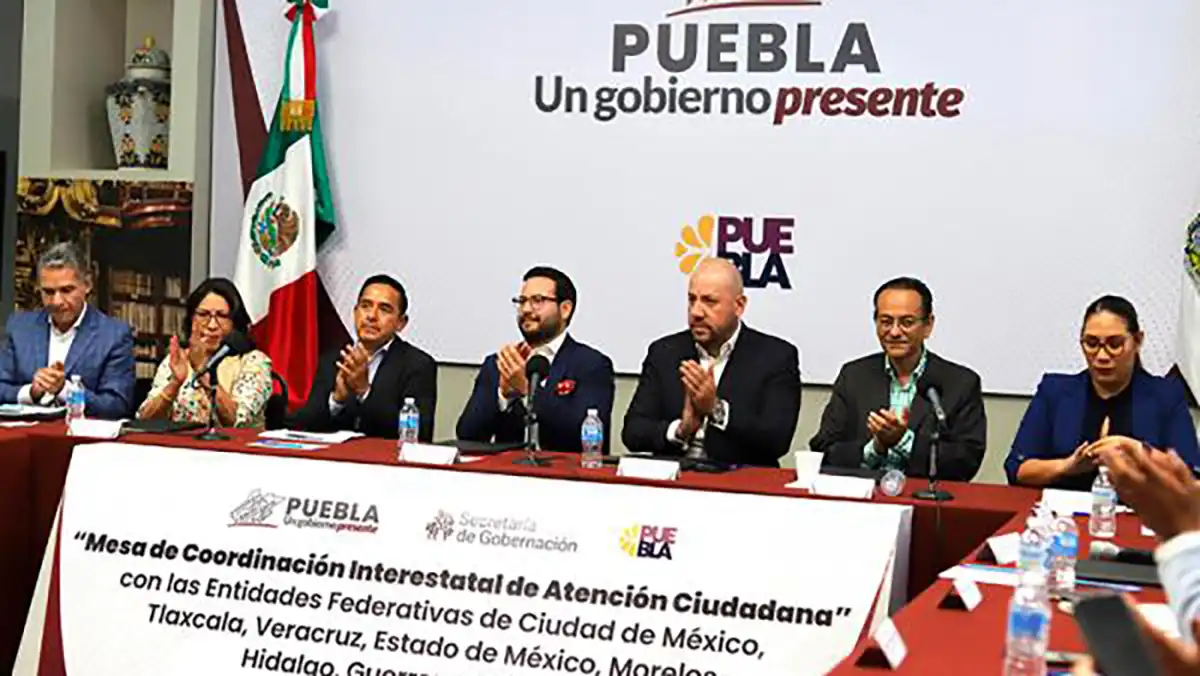 Se instaló en Puebla la Mesa de Coordinación Interestatal de Atención Ciudadana