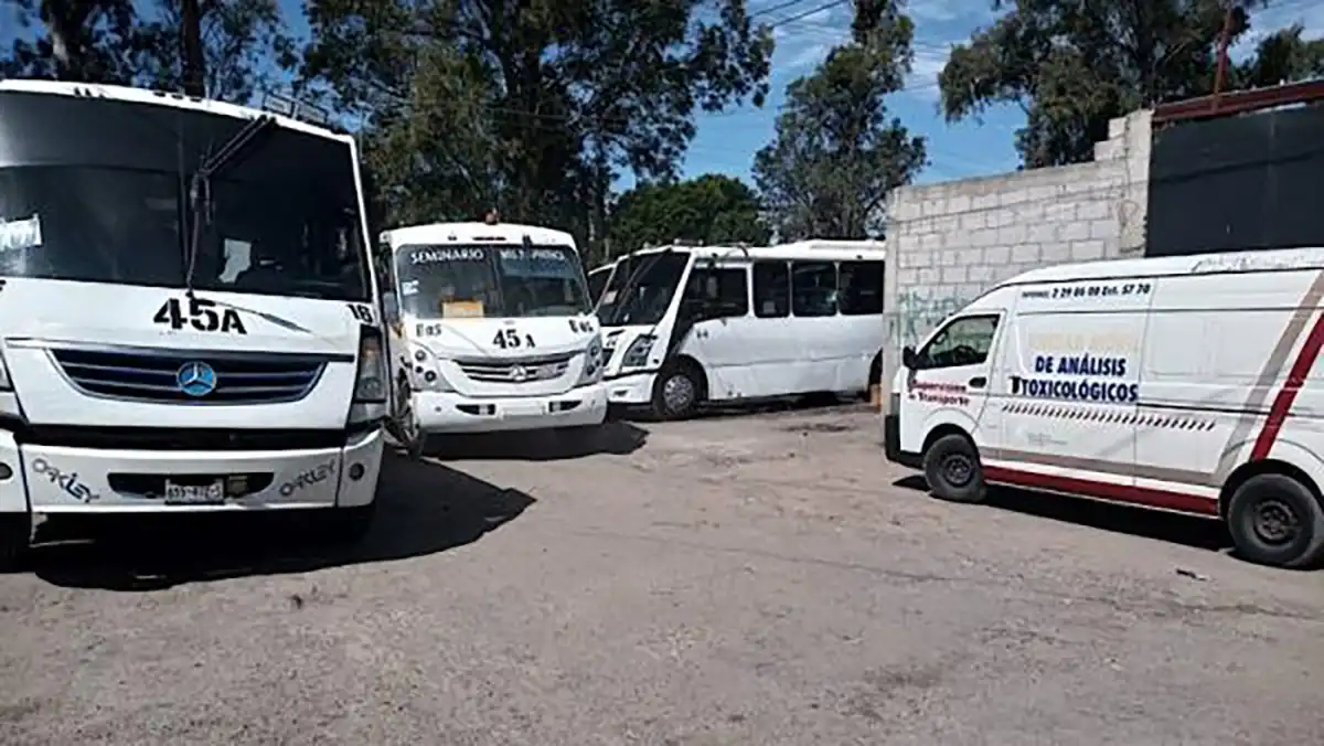 Aplican exámenes toxicológicos a conductores del transporte público en Puebla