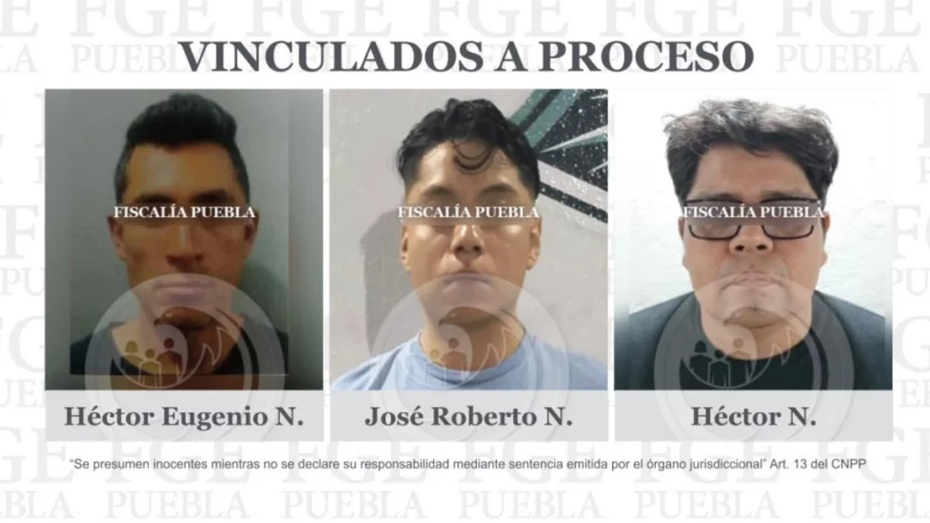 Tres sujetos acusados de violación en Puebla y Atlixco, vinculados a proceso