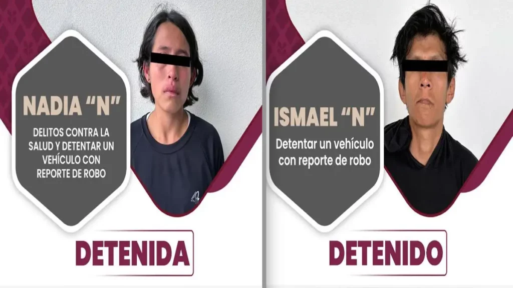 Robaron un vehículo y son detenidos cerca de Vía Atlixcáyotl