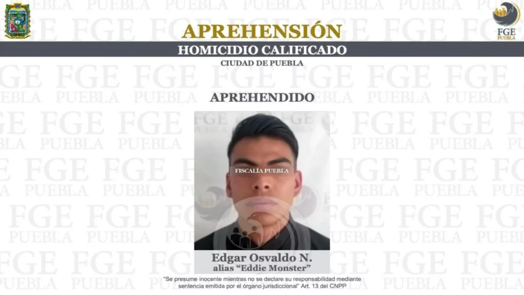 Capturan a último implicado en asesinato de un estudiante de la BUAP