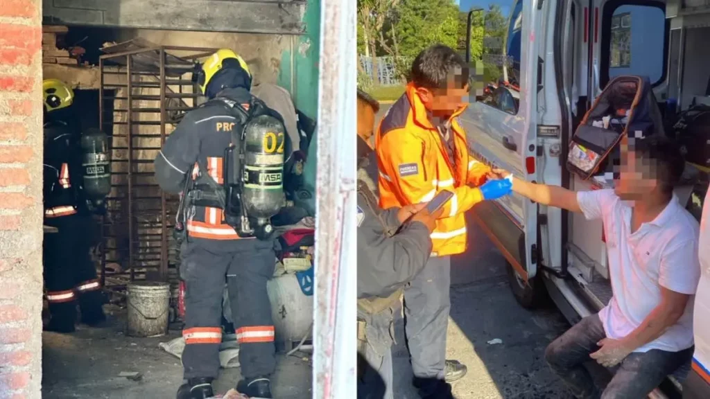 Explota tanque de gas en panadería cercana al Parque Ecológico