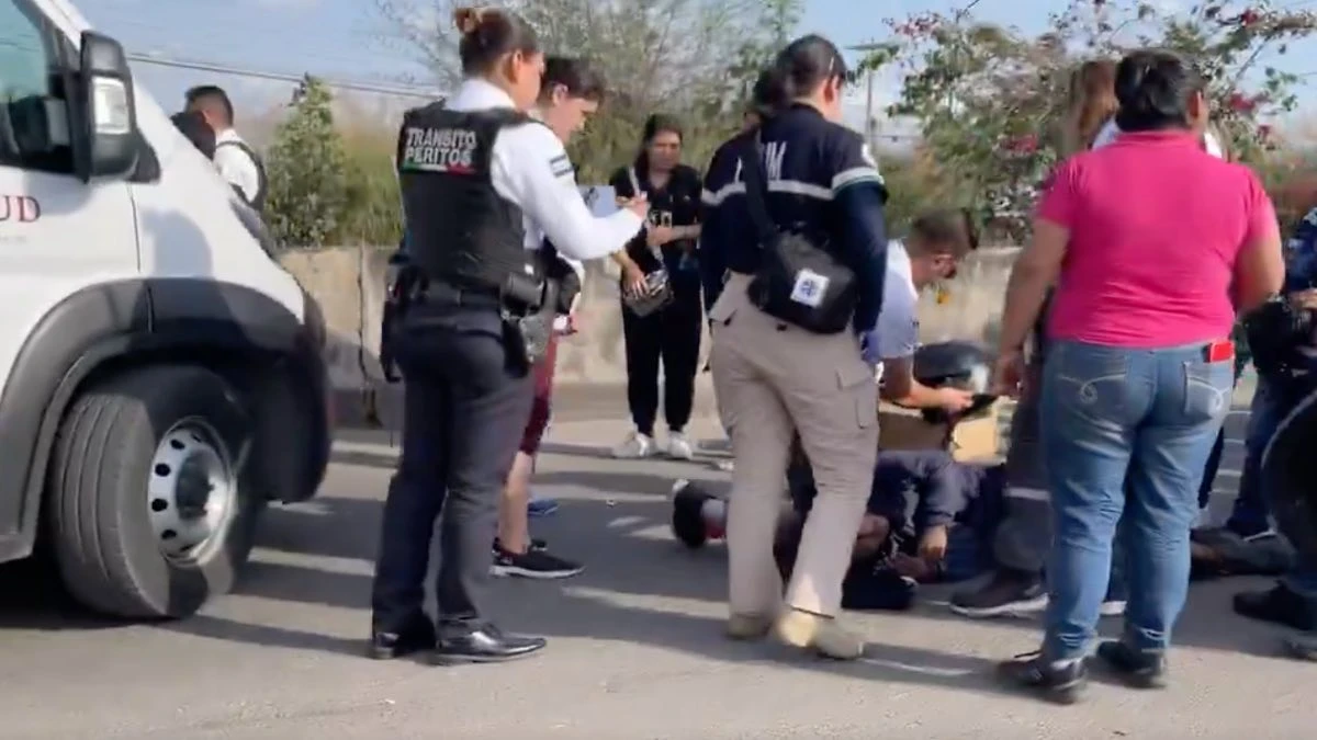 Motociclista lesionado tras choque en el Periférico Ecológico