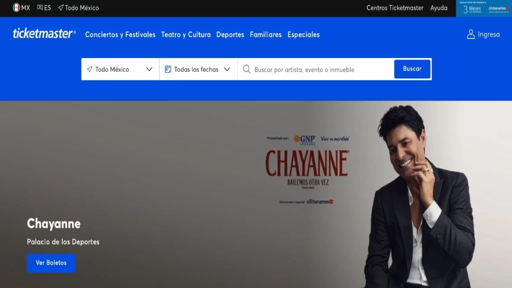 Inicia venta de boletos para conciertos de Chayanne en México ¿Y Puebla?