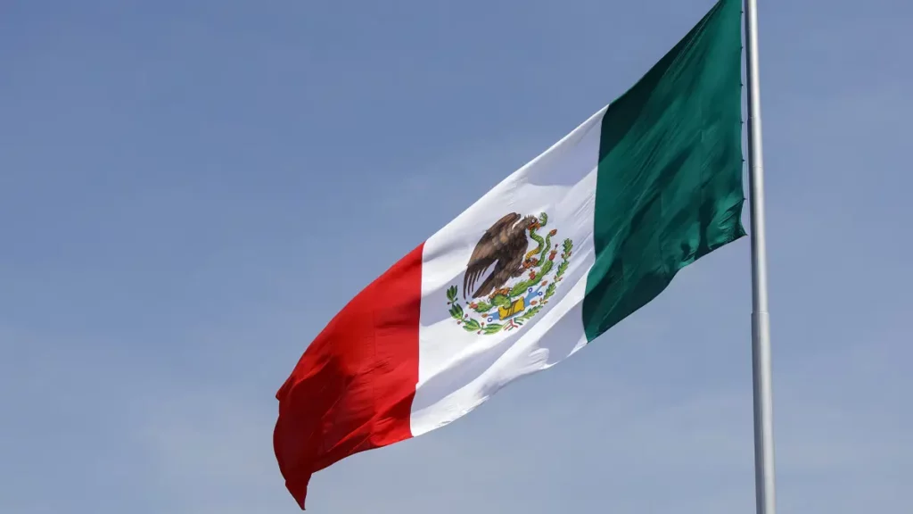 Bandera de México.