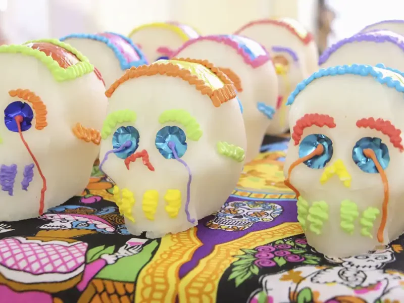 Expoventa de artesanías de Puebla por Día de Muertos