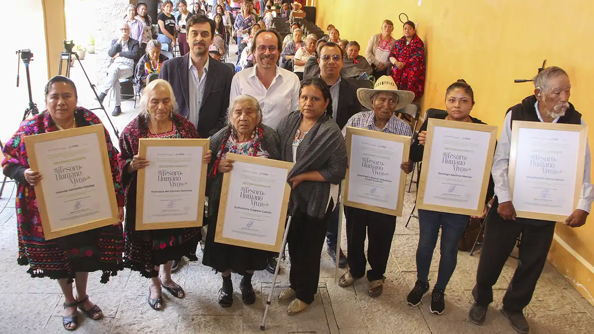 Puebla reconoce a seis “Tesoros Humanos Vivos” 2024