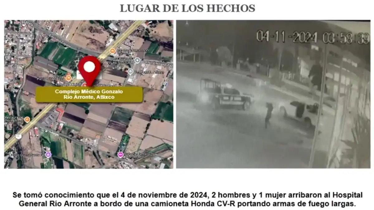 Dos hombres y una mujer, los asesinos de dos policías en Atlixco