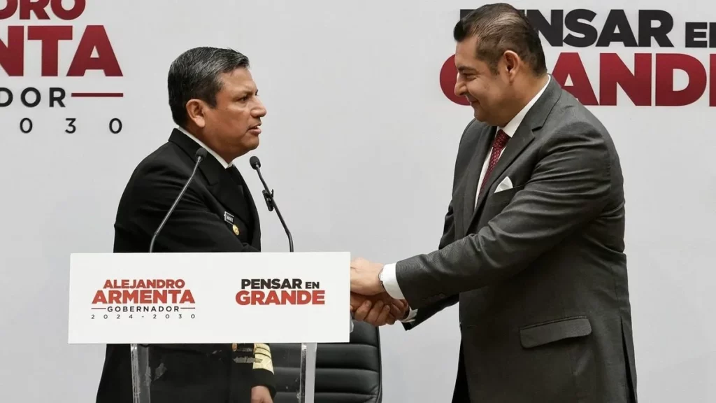 Francisco Sánchez González, vicealmirante de Marina, será el titular de la SSP Puebla