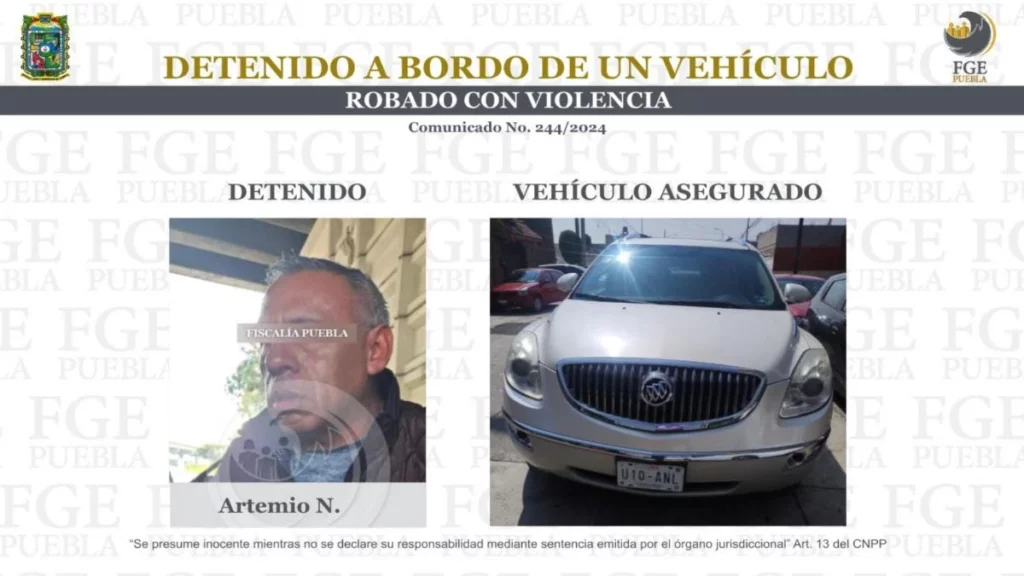 Sujeto con vehículo robado y droga es detenido en la Avenida Juárez