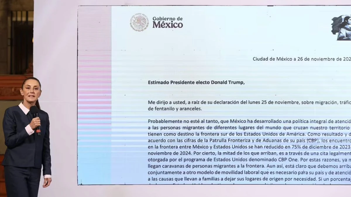 Ni con amenazas, ni con aranceles se atenderá la migración ni consumo de drogas en EU: Sheinbaum a Trump