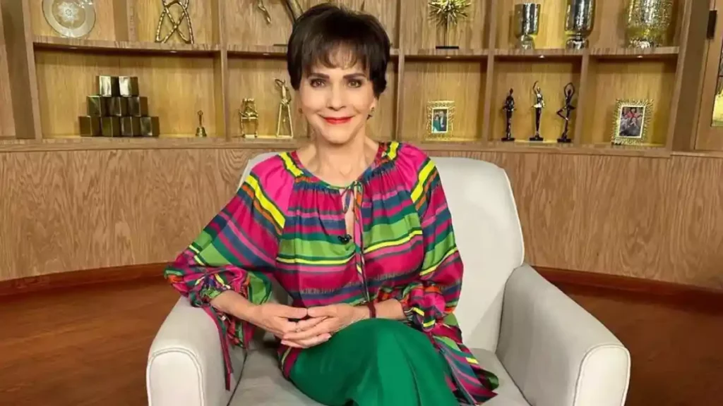 Pati Chapoy, conductora de TV Azteca.