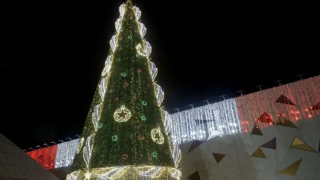 Así fue la inauguración del Festival Navideño en Puebla