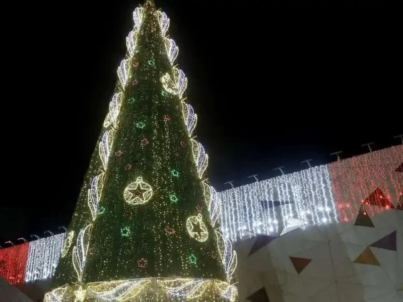 Así fue la inauguración del Festival Navideño en Puebla