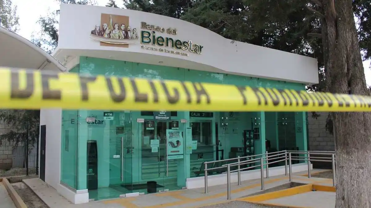 Robaron más de 900 mil pesos en el Banco del Bienestar de La Resurrección