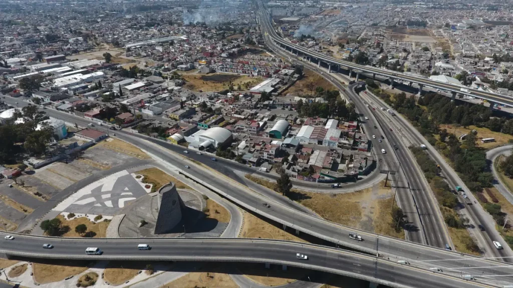 Segundo piso de la autopista México-Puebla, administrada por Capufe.